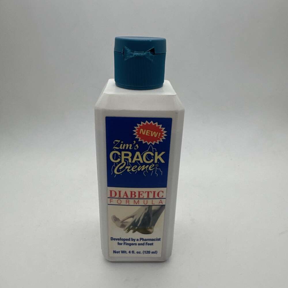 Zim's Crack Creme Original Liquid Formula New Old Stock 4 Oz 120ml Large Bottle